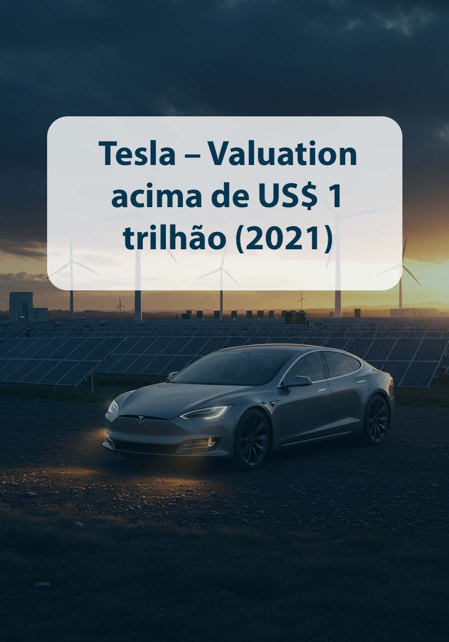 Case Tesla azul